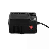 AVR Lapara Regulador automático de voltaje 1200VA detalle interruptor