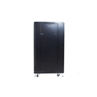 Armario rack 24U 19" 600 x 800 vista lateral Lapara Networking