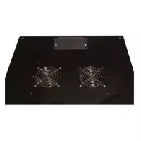 Rack mural insonorizado 9U 600 x 600, vista superior