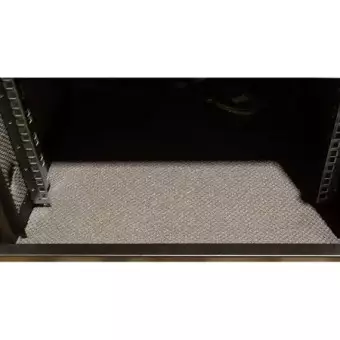 Rack mural insonorizado 9U 600 x 600, vista interior