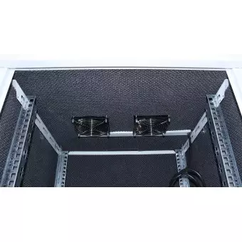 Rack mural insonorizado acústico 9U 600 x 600 interior