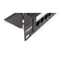 Patch panel Cat6 UTP detalle de la marca