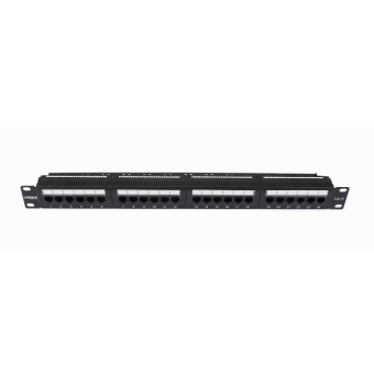 Patch panel rack 1U 24 x RJ45 Cat6 UTP Lapara Networking