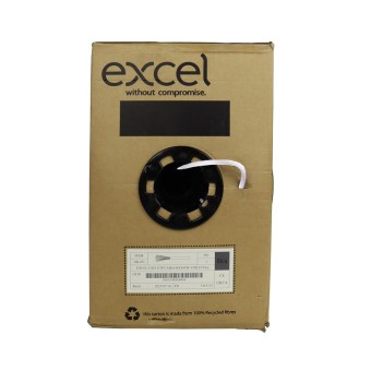 Bobina cable Cat6 UTP 305m DCA blanco...