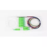 Splitter fibra óptica SM 1 X 8 SC APC