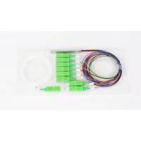 Splitter fibra óptica SM 1 X 8 SC APC