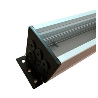 Perfil aluminio sencillo , vista plus