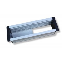 Perfil de empotrar sin tapa 3 mecanismos