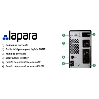 Sai 2000VA Online SH Lapara funciones