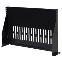 Bandeja rack 19" 1U 380mm fijación frontal, vista frontal
