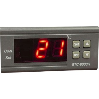 Unidad ventilación detalle termostato digital