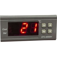 Unidad ventilación detalle termostato digital