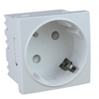 Schuko simple blanco