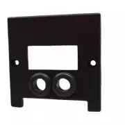 Tapa lateral para 1 conector de conexión rápida negro
