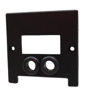 Tapa lateral para 1 conector de conexión rápida negro