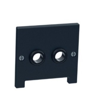 Tapa salida de cables con 2 agujeros