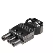 Conector Wieland aérea hembra rojo