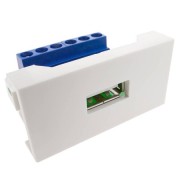 Toma USB 2.0 hembra tipo A, blanco