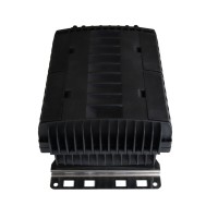 Caja distribución fibra óptica de exterior IP-68 para 16 fusiones (Vista frontal)