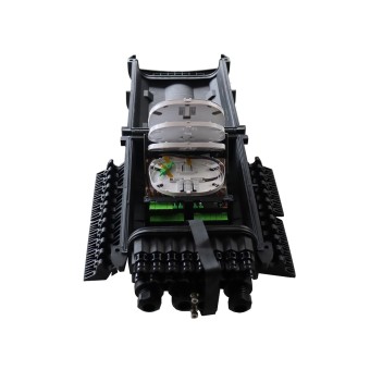 Caja distribución fibra óptica de exterior IP-68 para 16 fusiones (Interior)