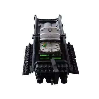 Caja distribución fibra óptica de exterior IP-68 para 16 fusiones (Interior)