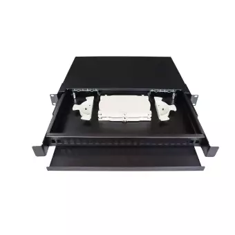 Bandeja fibra óptica extraíble 19" 24 SC simplex / LC dúplex (incl. 2 casetes)