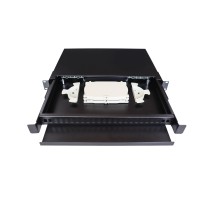 Bandeja fibra óptica extraíble 19" 24 SC simplex / LC dúplex (incl. 2 casetes)