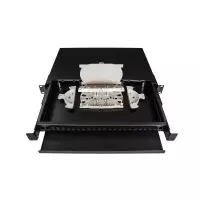 Bandeja fibra óptica extraíble 19"  interior