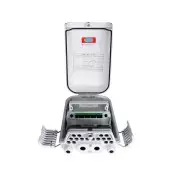 Caja de fibra óptica exterior IP-65 para 16 adaptadores SC simplex / LC dúplex