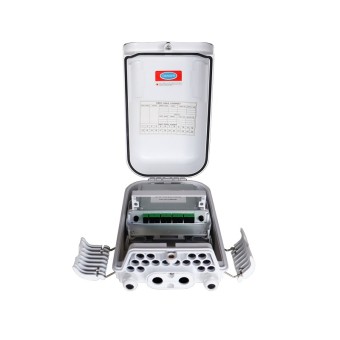 Caja de fibra óptica exterior IP-65 para 16 adaptadores Interior