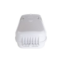 Caja de fibra óptica exterior IP-65 para 16 abonados vista trasera