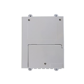 Caja empalme de fibra óptica con splitter PLC 8x1 SC (Vista superior)