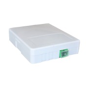 Caja de superficie de fibra óptica con 1 adaptador SC/APC Simplex