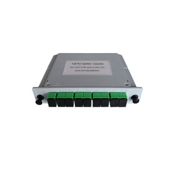 Splitter fibra óptica en cassette  1 x 8 SC APC