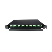 Bandeja fibra óptica extraíble 19" con 24 pigtail SC APC