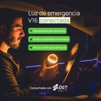 Luz de emergencia Led One  V16 homologada DGT 3.0- Resumen- 2